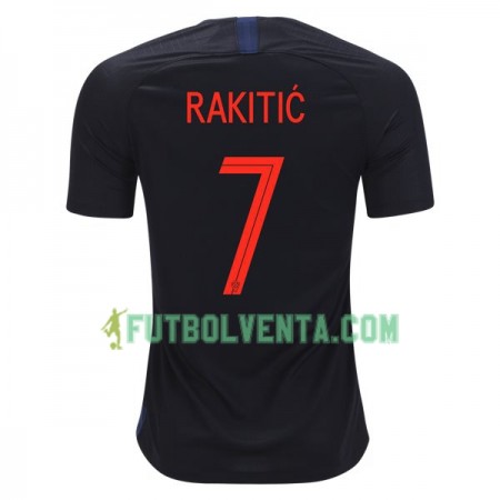 Camiseta de fútbol Croacia Rakitic 7 2ª equipación Mundial 2018